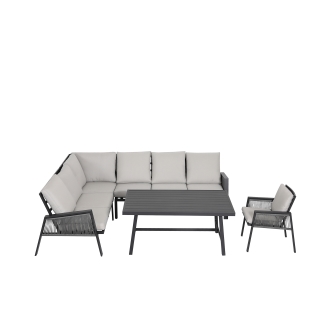 Nuu Garden Sicily 4-Piece Corner Sofa Set