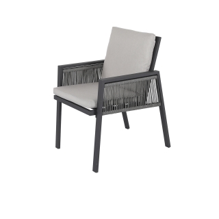 Nuu Garden Sicily Aluminum Strap Dining Chair 