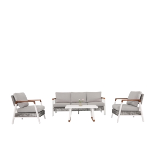 Nuu Garden Ionia 4-piece Aluminum Sofa Set 