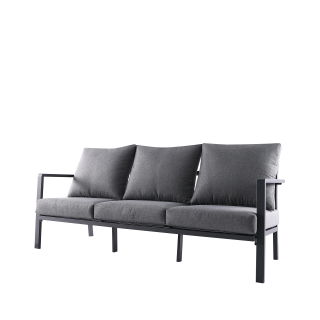 Nuu Garden Flores 3-Seat  Aluminum Sofa 