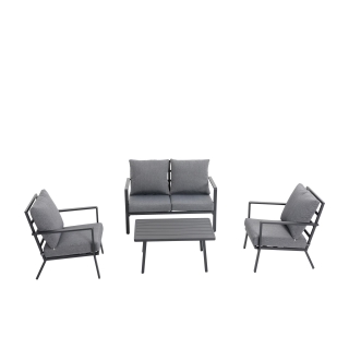 Nuu Garden Corinth 4-piece Aluminum Lounge Set