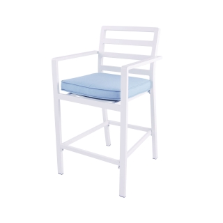 Nuu Garden Galilee Aluminum Bar Chair