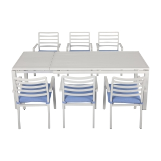 Nuu Garden Galilee 7-piece  Aluminum Dining Set