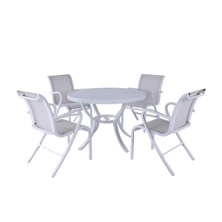 Nuu Garden Paria 5-piece Textilene Dining Set 