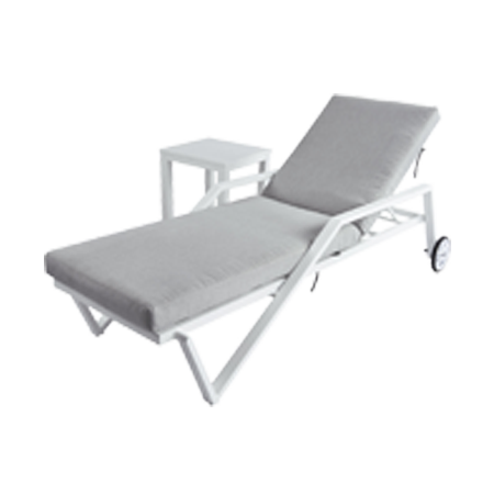 Nuu Garden Biscay 2-piece Aluminum Sun lounger Set