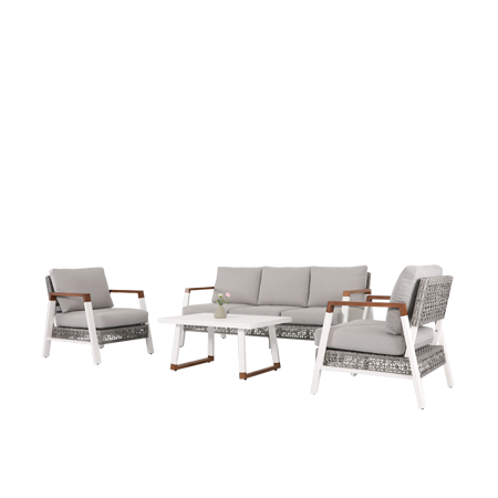 Nuu Garden Ionia 4-piece Aluminum Sofa Set
