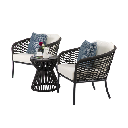 Nuu Garden Dylan 3-piece Strap Bistro Set