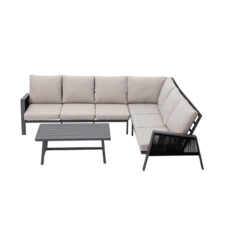 Nuu Garden Sicily 4-Piece Corner Sofa Set