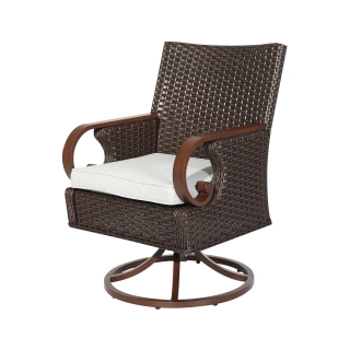 Nuu Garden Brooks Swivel Dining Chair 