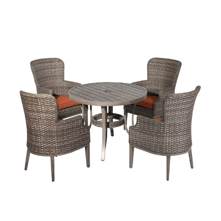 Nuu Garden Teneya 5 piece wicker bar set