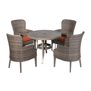 Nuu Garden Teneya 5 piece wicker bar set