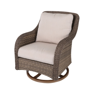 Nuu Garden Mitchell swivel wicker sofa 