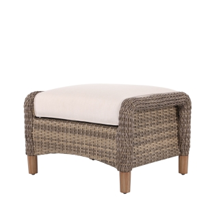 Nuu Garden Mitchell Wicker Ottoman