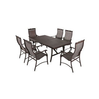 Nuu Garden Russell 7-piece Sling Dining Set 