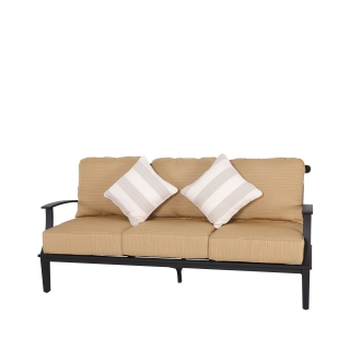 Nuu Garden Marcy 3-Seat Aluminum Sofa