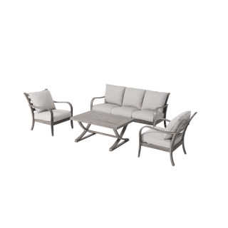 Nuu Garden Logan 4-piece aluminum Sofa Set 