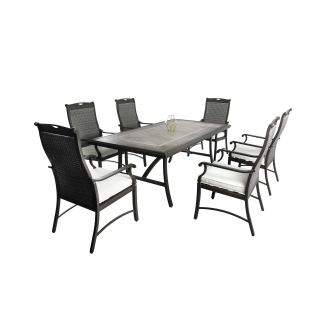 Nuu Garden Russell 7-piece Wicker Dining Set