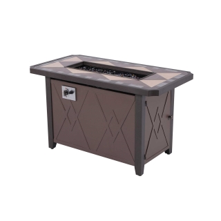 Nuu Garden FBB104 Tile&Steel Fire Pit 