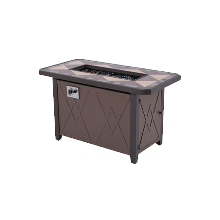Nuu Garden FBB104 Tile&Steel Fire Pit