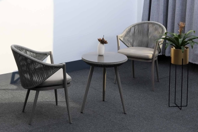 Nuu Garden Delphi 3-piece Strap Bistro Set