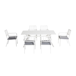 Nuu Garden Weddell 7-piece Dining Set