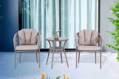 Nuu Garden Winfred 3-piece  Strap Bistro Set